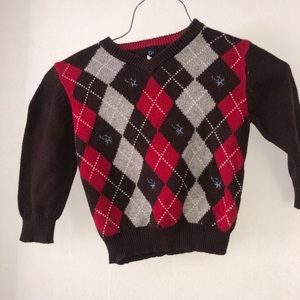 Boys Argyle Sweater